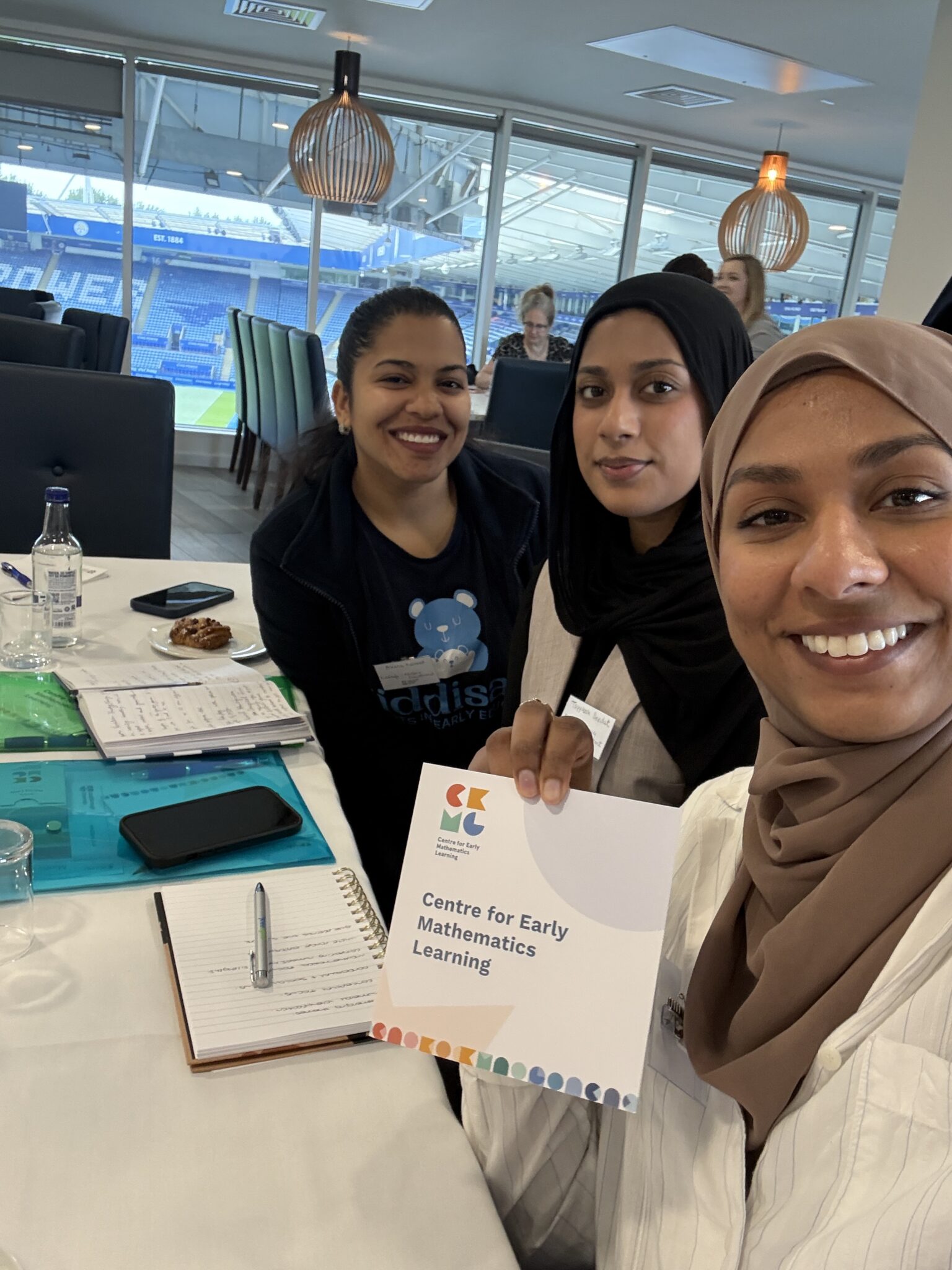 Team attending a workshop on early mathematic learning